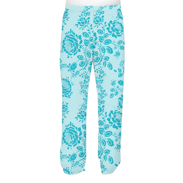 Lace Men's Pjs Back - on model