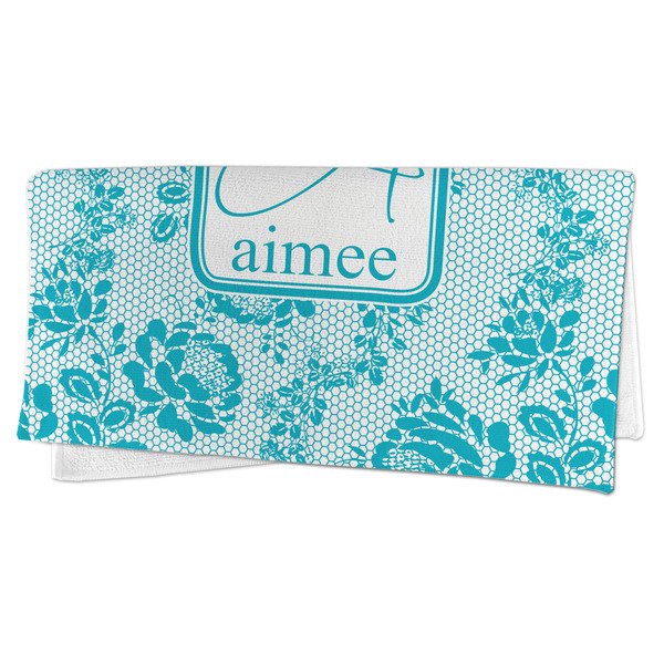 Lace Microfiber Dish Rag - FOLDED (half)