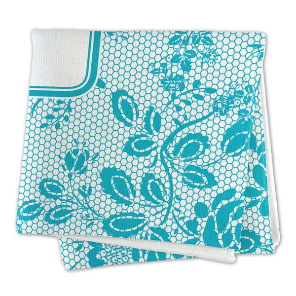 Lace Microfiber Dish Rag - FOLDED (square)