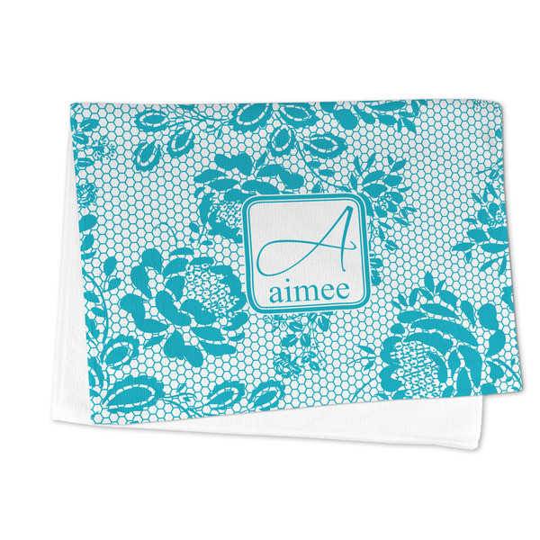 Lace Microfiber Dish Towel - FOLDED HALF