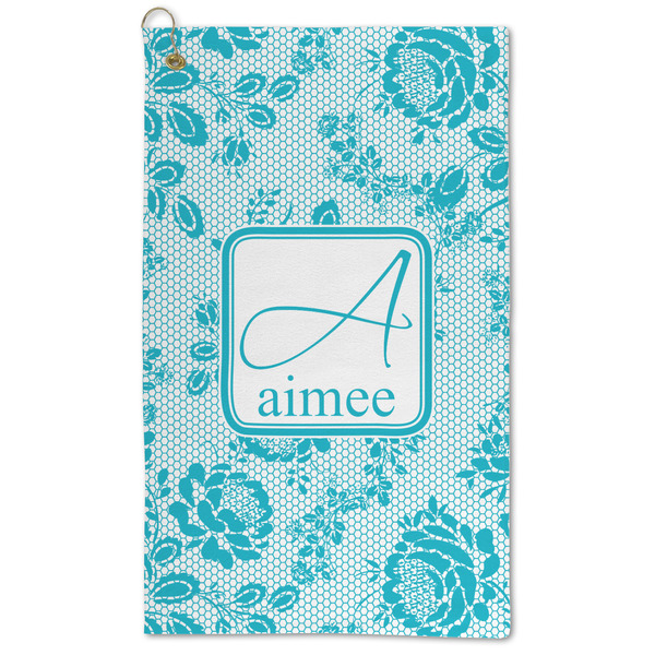 Custom Lace Microfiber Golf Towel - Large (Personalized)