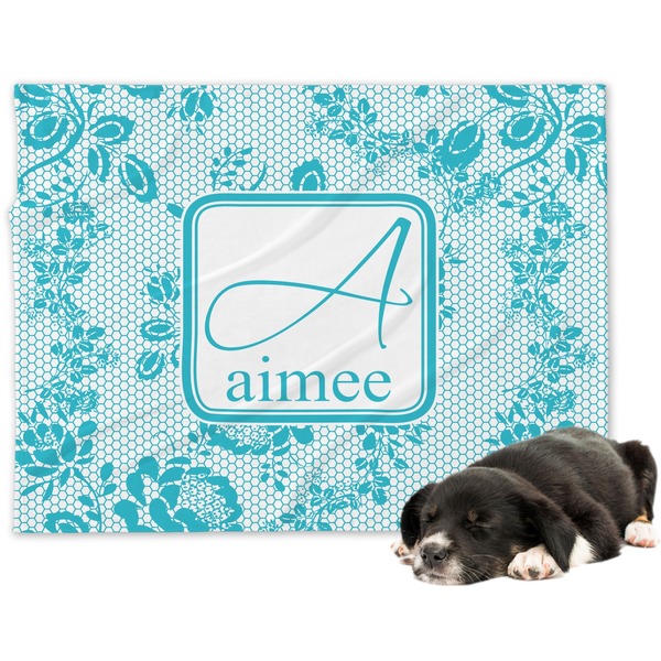 Custom Lace Dog Blanket - Large (Personalized)