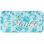 Lace Mini/Bicycle License Plate (2 Holes) (Personalized)