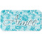 Lace Mini/Bicycle License Plate (2 Holes) (Personalized)