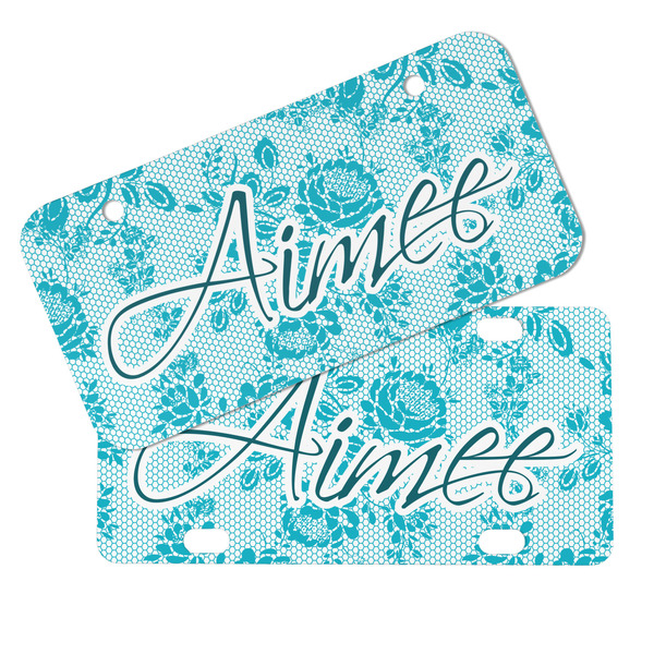 Lace Mini License Plates - MAIN (4 and 2 Holes)