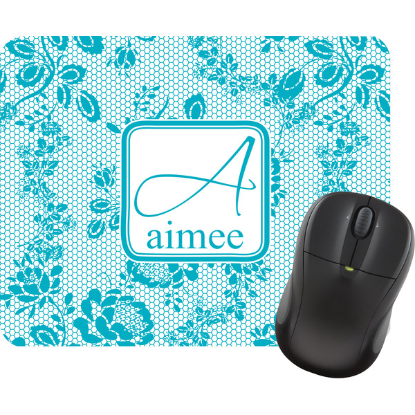 Custom Lace Rectangular Mouse Pad (Personalized)
