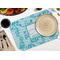 Lace Octagon Placemat - Single front (LIFESTYLE) Flatlay