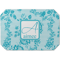 Lace Dining Table Mat - Octagon (Single-Sided) w/ Name and Initial