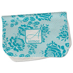 Lace Burp Cloth - Fleece w/ Name and Initial