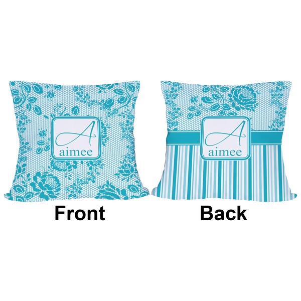 Lace Outdoor Pillow - 18x18