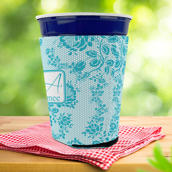 Lace Party Cup Sleeves - with bottom - Lifestyle