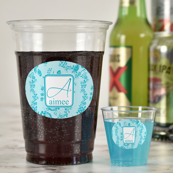 Lace Party Cups - 16oz - In Context