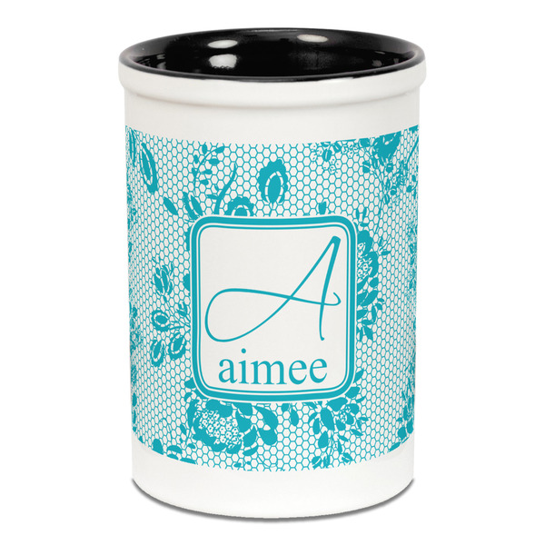 Lace Pencil Holder - Black