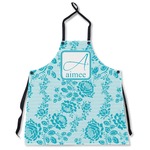 Lace Apron Without Pockets w/ Name and Initial
