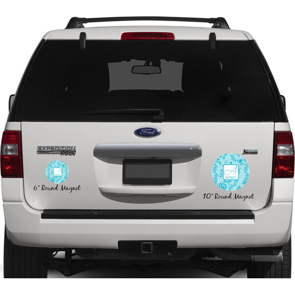 Lace Personalized Car Magnets on Ford Explorer