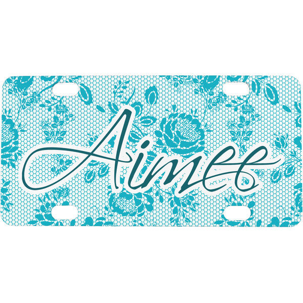 Custom Lace Mini/Bicycle License Plate (Personalized)