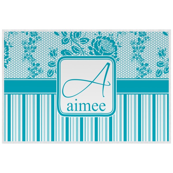 Lace Personalized Placemat (Back)