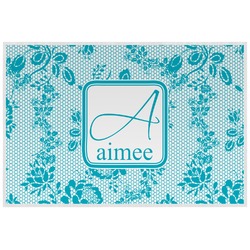 Lace Laminated Placemat w/ Name and Initial