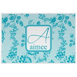 Lace Laminated Placemat w/ Name and Initial