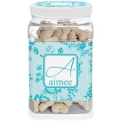 Lace Dog Treat Jar (Personalized)