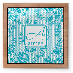 Lace Pet Urn w/ Name and Initial