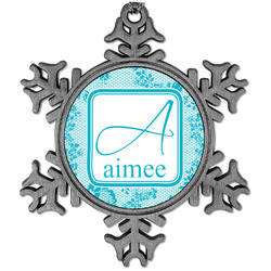 Lace Vintage Snowflake Ornament (Personalized)