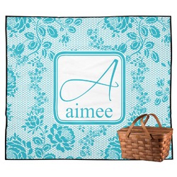 Lace Outdoor Picnic Blanket (Personalized)