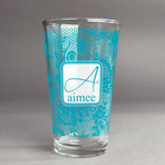 Lace Pint Glass - Full Print (Personalized)
