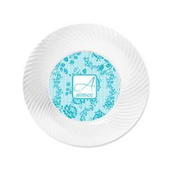 Lace Plastic Party Appetizer & Dessert Plates - 6" (Personalized)