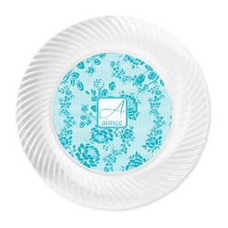 Lace Plastic Party Dinner Plates - 10" (Personalized)