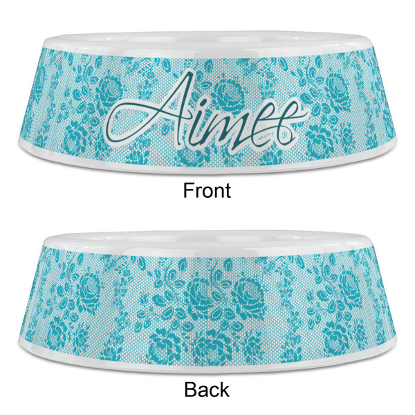 Lace Plastic Pet Bowls - Large - APPROVAL
