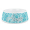 Lace Plastic Dog Bowl - Medium (Personalized)