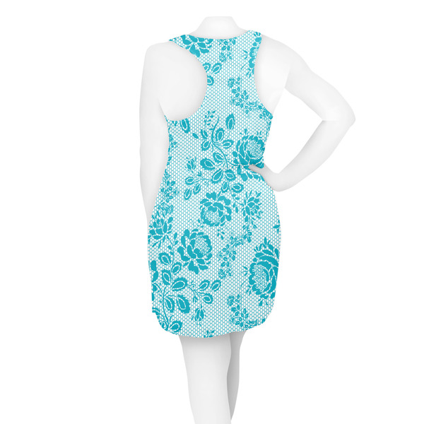 Lace Racerback Dress - On Model - Back