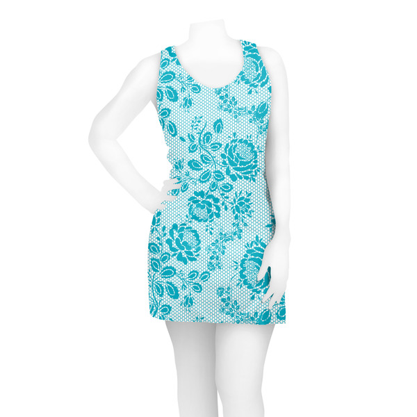 Lace Racerback Dress - On Model - Front