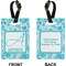 Lace Rectangle Luggage Tag (Front + Back)