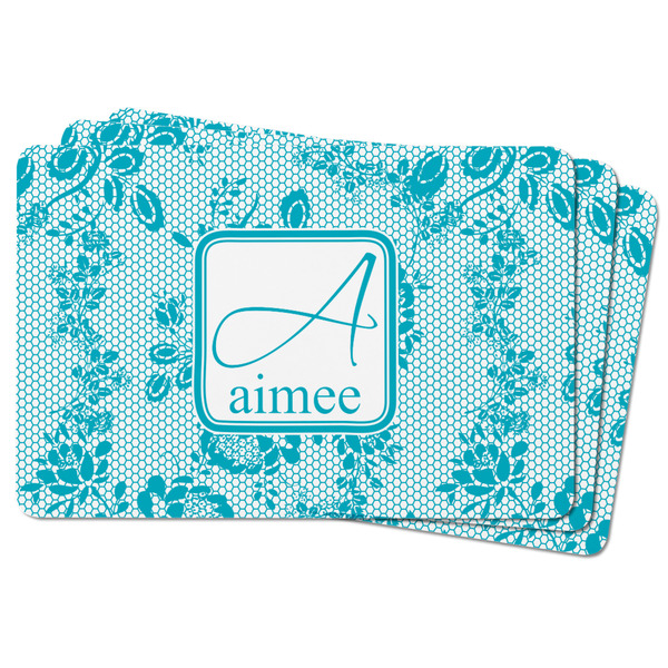 Lace Rectangular Fridge Magnet - THREE