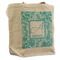Lace Reusable Cotton Grocery Bag - Front View