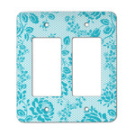 Lace Rocker Style Light Switch Cover - Two Switch