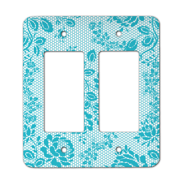 Custom Lace Rocker Style Light Switch Cover - Two Switch