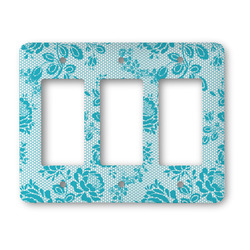 Lace Rocker Style Light Switch Cover - Three Switch