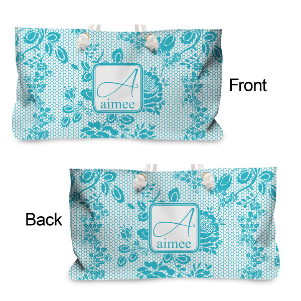 Lace Large Rope Tote - From & Back View