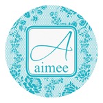 Lace Round Decal (Personalized)