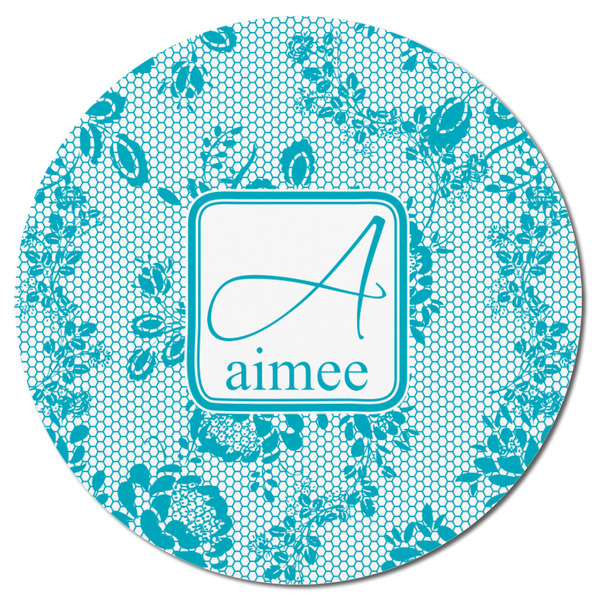 Lace Round Fridge Magnet - FRONT