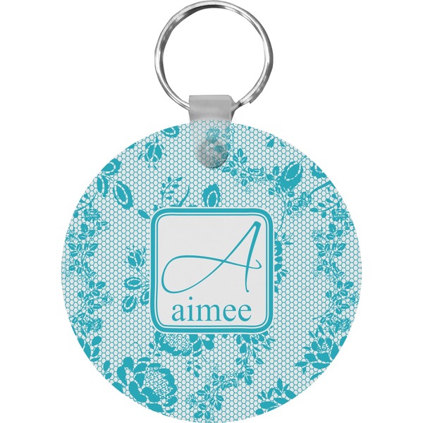 Lace Round Keychain (Personalized)