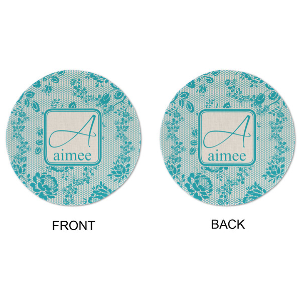 Lace Round Linen Placemats - APPROVAL (double sided)