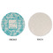 Lace Round Linen Placemats - APPROVAL (single sided)