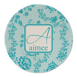 Lace Round Linen Placemat (Personalized)