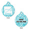 Lace Round Pet ID Tag - Large - Approval