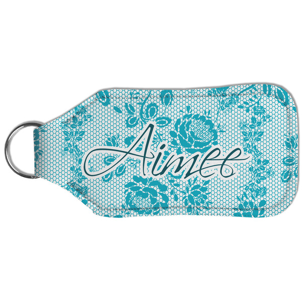 Lace Sanitizer Holder Keychain - Large (Back)