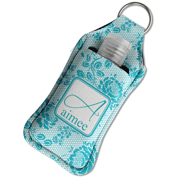 Lace Sanitizer Holder Keychain - Large in Case